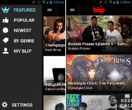 Blip TV Android