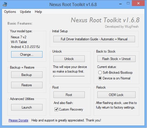 Nexus Root Toolkit