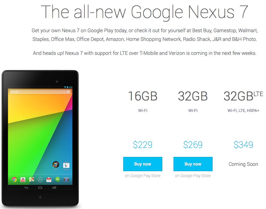 Nexus 7 2013 wifi